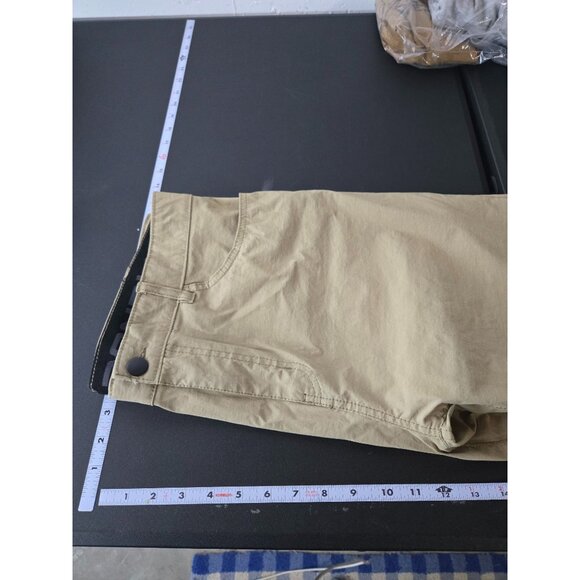 Denali Mens Khaki Travel Performance Pant Size 36/30 Chino Stretch Comfort Work - Picture 8 of 11